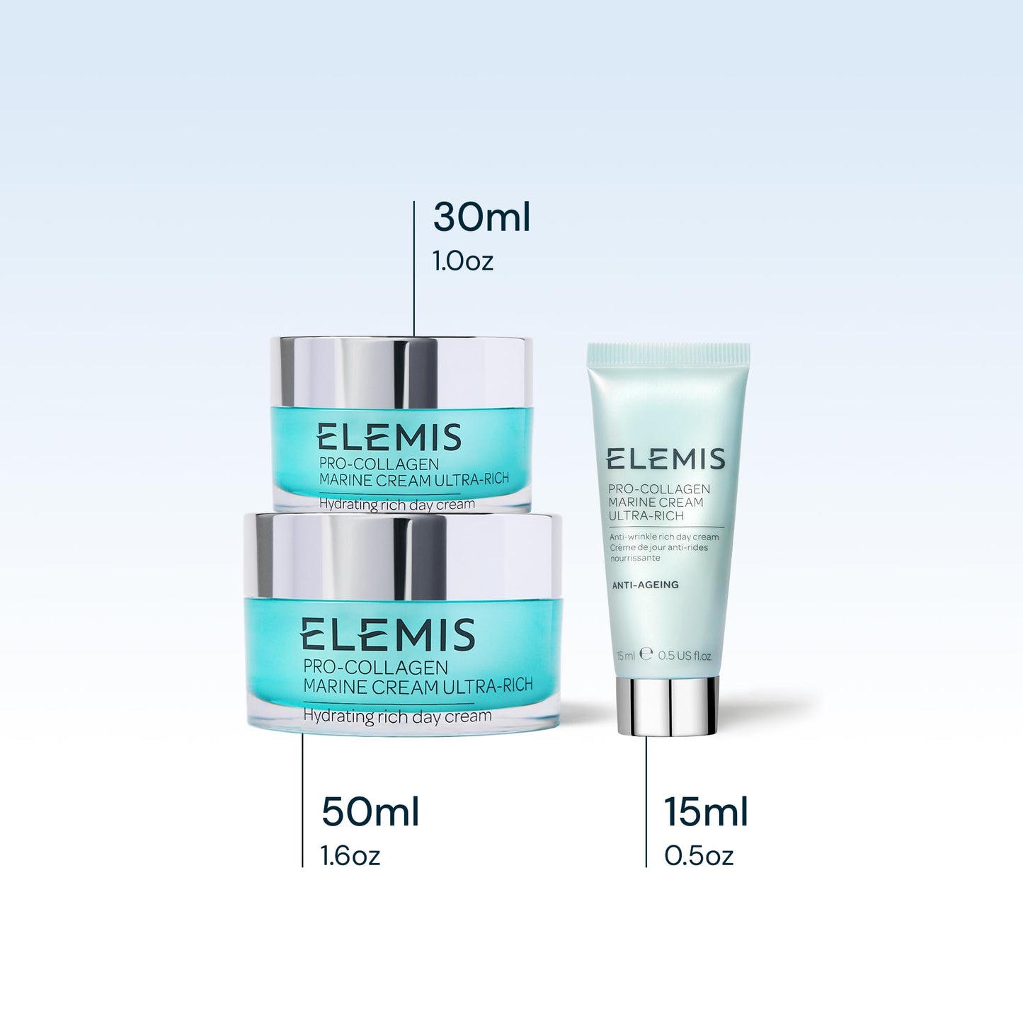 ELEMIS Pro-Collagen Marine Cream Ultra Rich – Deeply Hydrating Anti-Wrinkle Cream for Dry Skin, Firms, Smooths and Nourishes Dry Skin