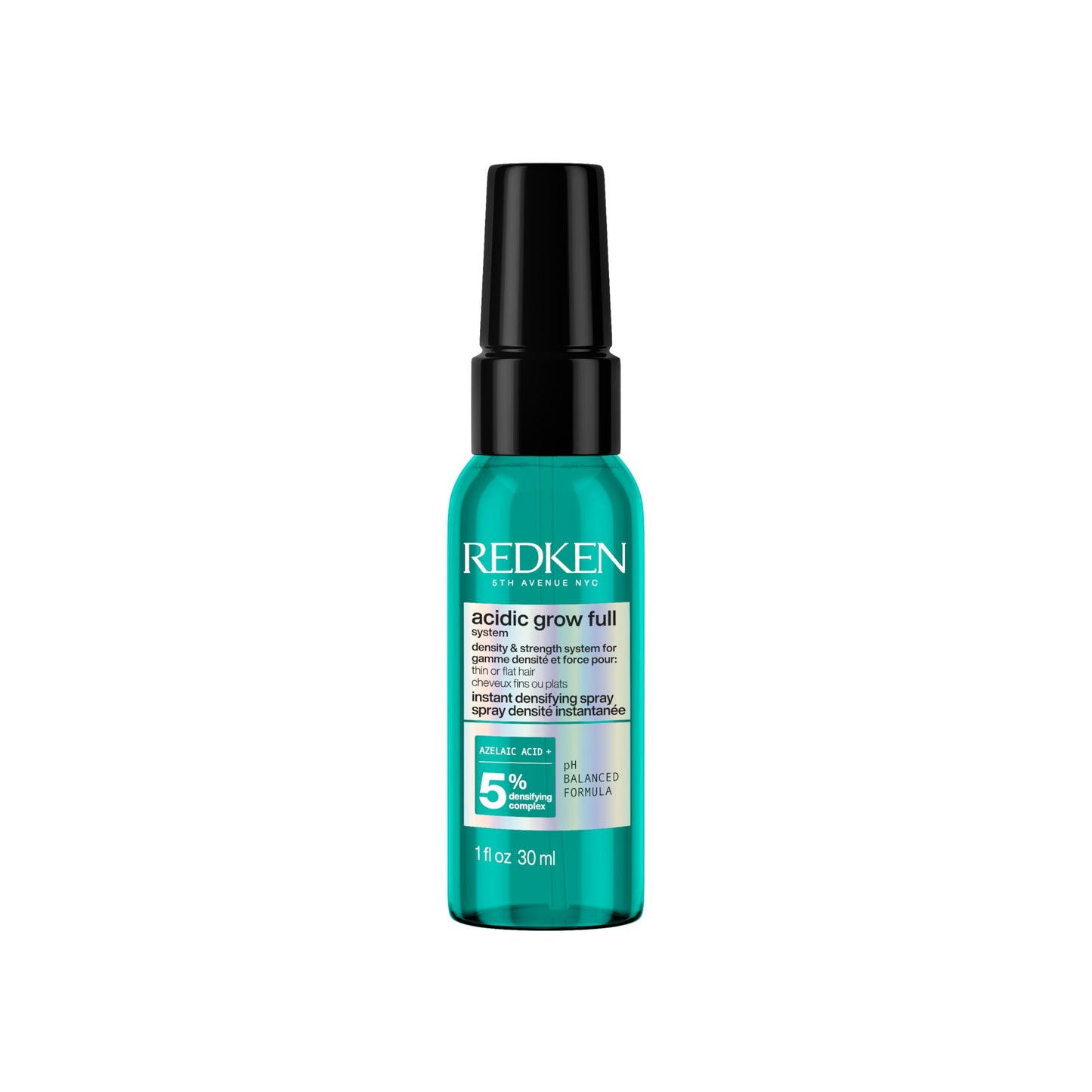 Redken Acidic Grow Full Instant Densifying Spray - Lightweight Root-Lift Hair Spray for Fuller, Thicker-Looking Hair, With Azelaic Acid, Heat Protection up to 450°F