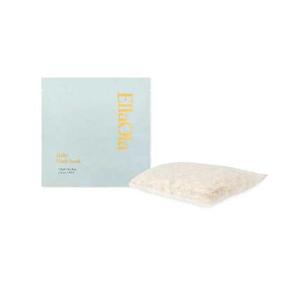 Oatmeal Bath Soak for Babies Kids & Adults - Baby Bath Tea Soaks Made with Prebiotics to Relieve Dry, Itchy, Eczema Prone Skin While Gently Cleansing, Fragrance Free I 1 Bath Tea Soak
