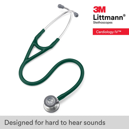 3M Littmann Cardiology IvTM 27"; Stethoscope Hunter Green