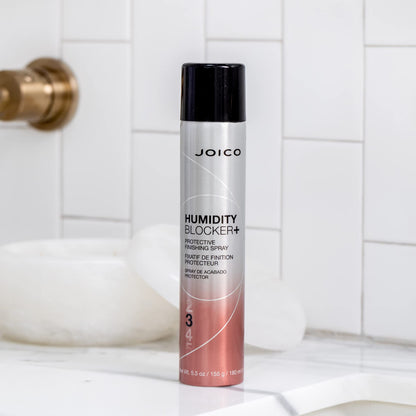Joico Humidity Blocker+ Protective Finishing Spray | For Most Hair Types | Protect Against Heat, Humidity, & Pollution | Boost Shine | Eliminate Static | Reduce Frizz | Paraben & Sulfate Free