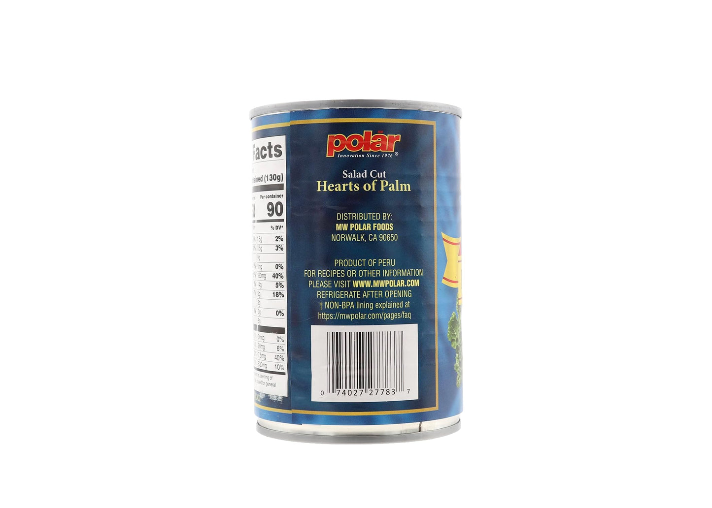 MW Polar Hearts of Palm, Salad Cut 14.1oz (Pack of 12)