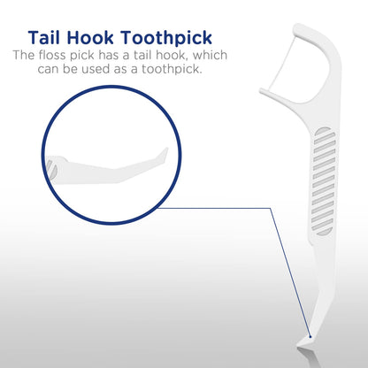 Upgraded Orthodontic Flossers for Braces - Ortho Dental Floss Picks, 50 Count (Pack of 2)