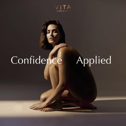 VITA LIBERATA Everyday Body Blur Drops Medium 1.59 Fl Oz, Body Makeup, Wash Off Tanning Drops, Water Resistant, Matte Satin Skin Finish
