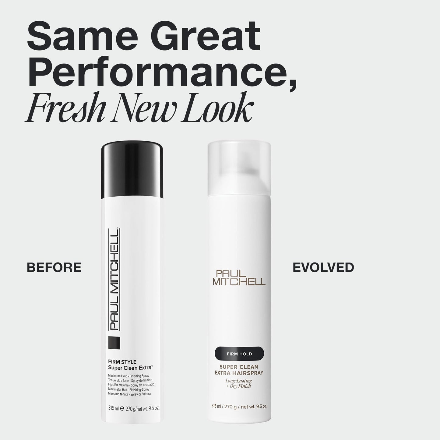 Paul Mitchell Super Clean Extra Hairspray, Long-Lasting, Firm Hold + Dry Finish, For All Hair Types