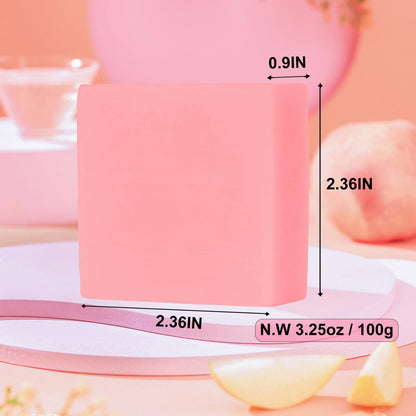 Yoni Soap Bar Yoni wash for Women PH Balance, 3Pack Gentle V Cleansing Intimate Soap Feminine Wash Eliminates Odor Moisturizing, vaginal soap Bath Soap (peach Juice)