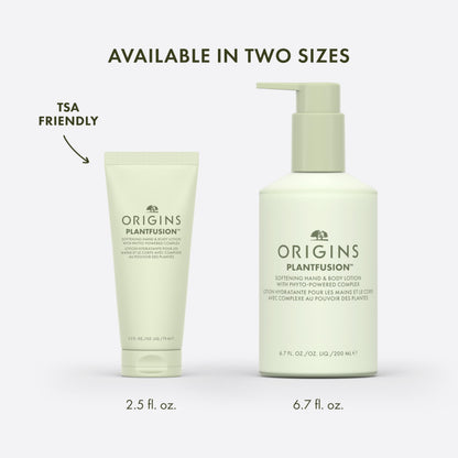 Origins Plantfusion Softening Hand & Body Lotion | Softens Dry Skin & Smooths Over Time | With Naturally-Derived Hyaluronic Acid & Salicylic Acid