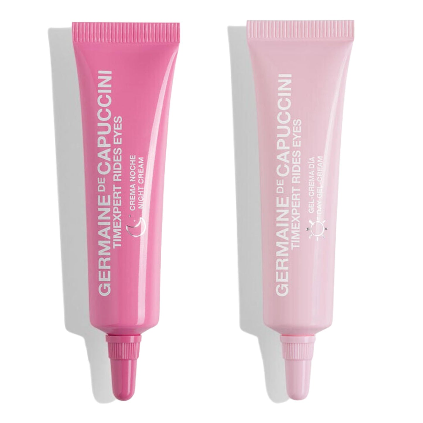 Germaine de Capuccini | TIMEXPERT RIDES - Eye Contour Treatment Duo Day & Night Cream - Day Gel-Cream + Night Cream - Improves Signs of Aging and Fatigue for 24 hours - Two Tubes of 0.3 Oz each