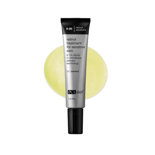PCA SKIN Retinol Treatment for Sensitive Skin - Anti Aging Face Serum to Gently Reduce Redness & Minimize Fine Lines & Wrinkles - Contains Vitamin A & Hydrating Niacinamide (1 oz)