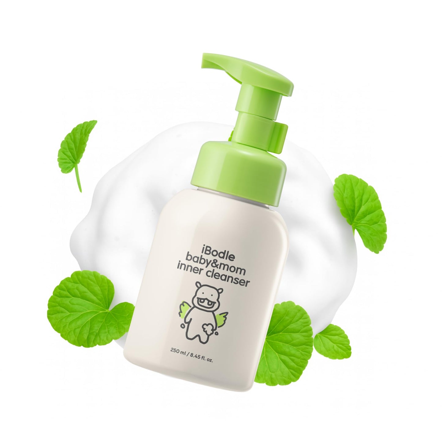 Baby & Mom Intimate Wash – Gentle Antibacterial Cleanser for Delicate Areas, pH-Balanced, Deodorizing, Soothing Foam Care for Sensitive Skin, 8.45 fl oz