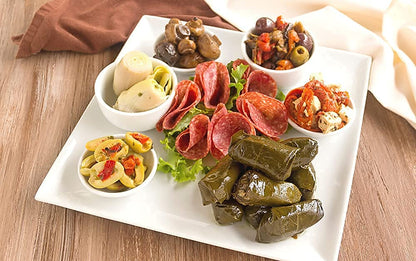 Kontos Dolmas Stuffed Grape Leaves with Rice • Bulk 4lbs•60 Dolmades Per Can-(Perfect appetizers on a Mezze Platter-Charcuterie Board-w/ hummus, tzatziki sauce or dip)-Ready To Eat-Kosher-Vegan Snacks On The Go