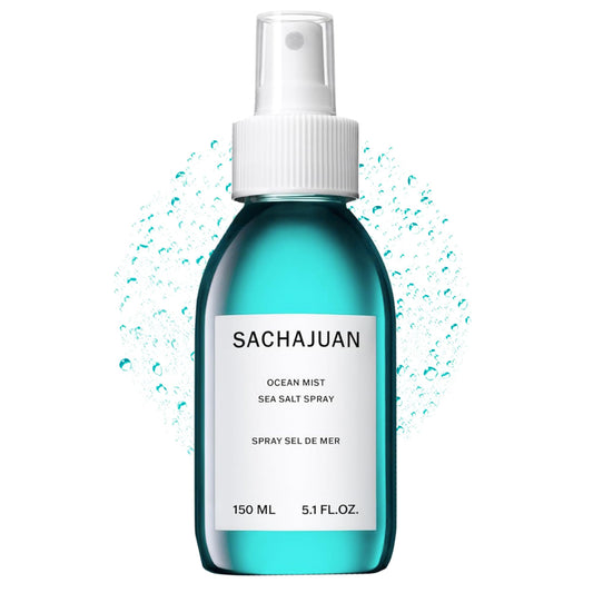 SACHAJUAN Ocean Mist Sea Salt Spray | Professional Texturizing Spray for Effortless Beach Waves | Instant Volume & Body with Matte Finish | Ocean Silk Technology | 5.1 fl oz