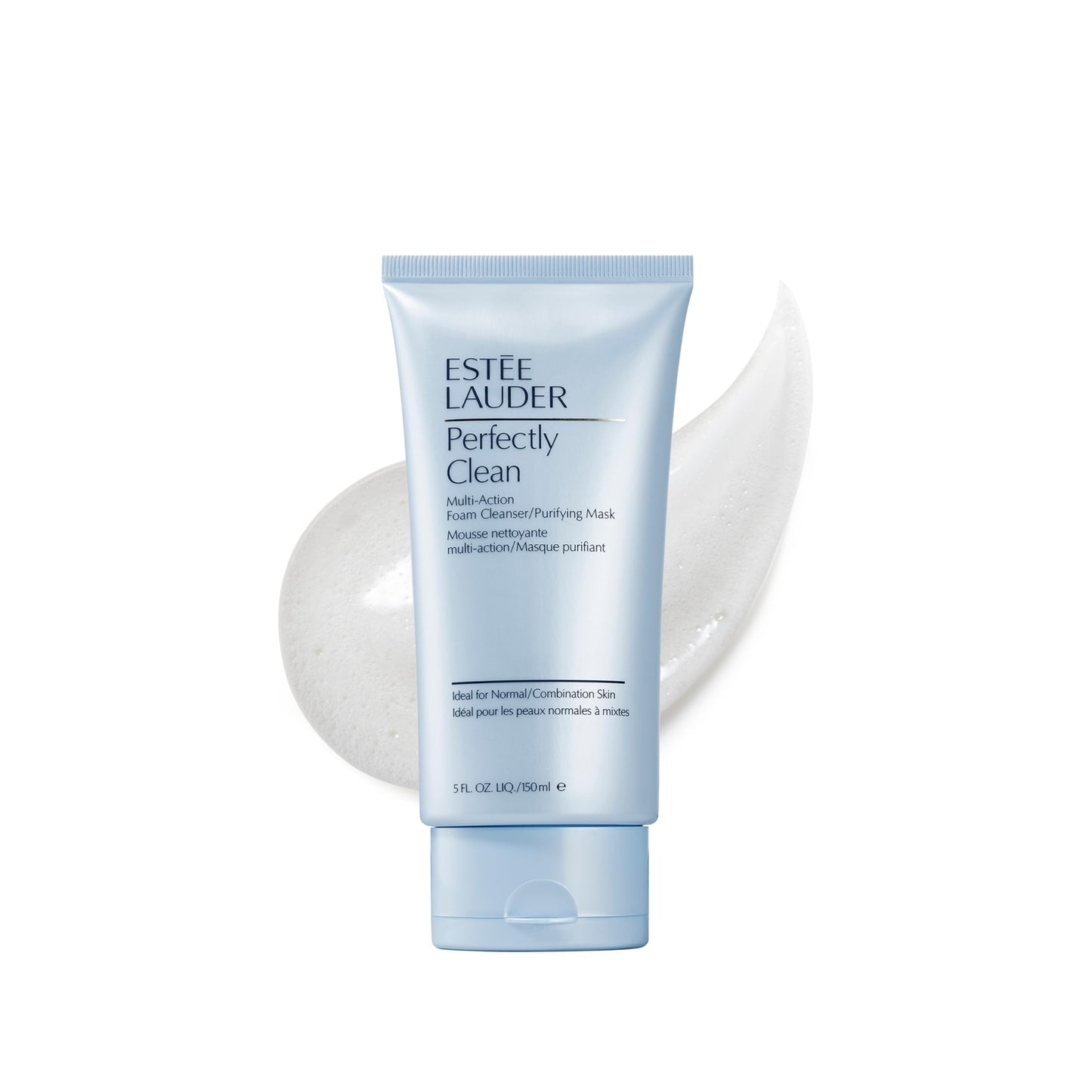 Estée Lauder Perfectly Clean Multi-Action Foaming Face Wash Cleanser/Purifying Face Mask, 5.0 fl oz.