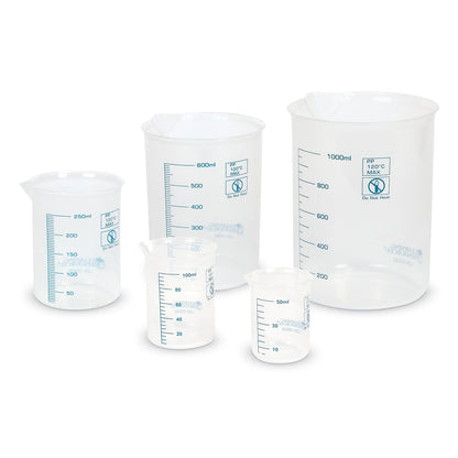 Learning Resources Graduated Beakers - Science Accessories, Liquid Measurement Concepts, Classroom Must Haves, Back to School, Set of 5, Ages 6+