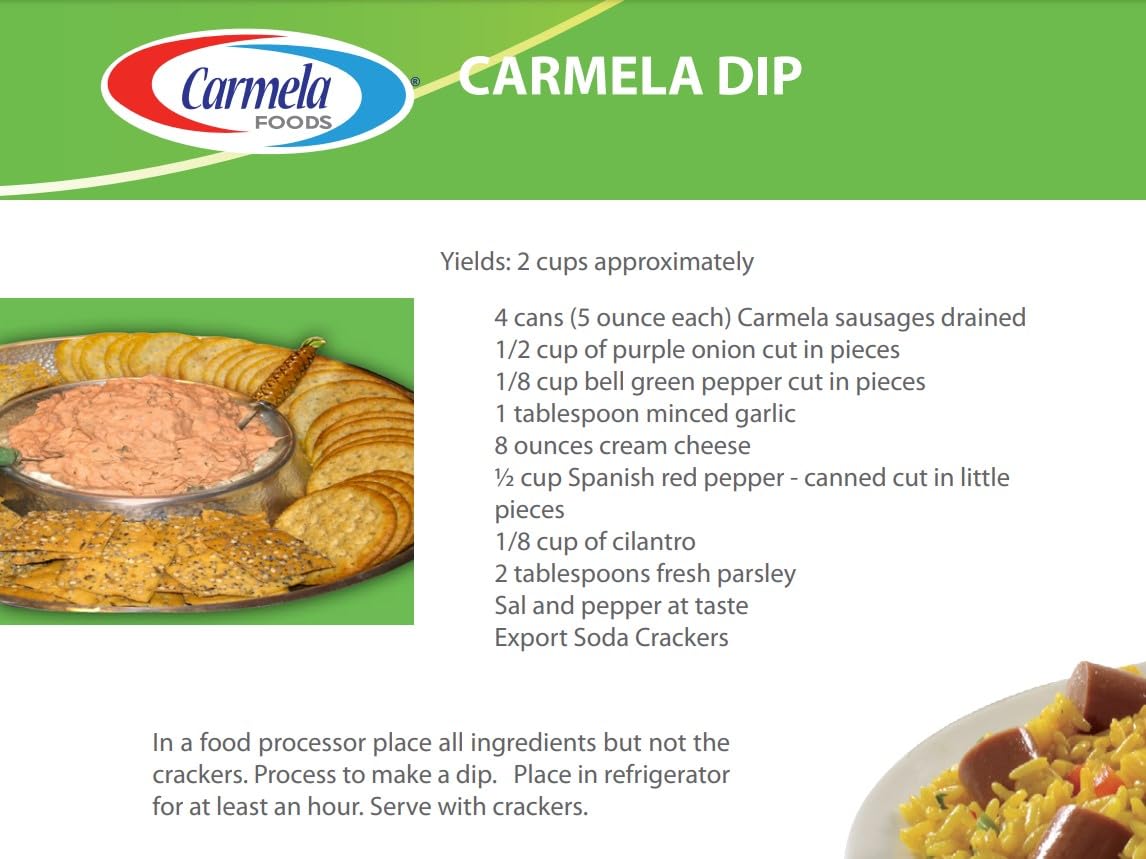 Carmela Chicken Vienna Sausage in Chicken Broth, Natural Smoke Flavor, 5 Ounce Can (12 Pack)