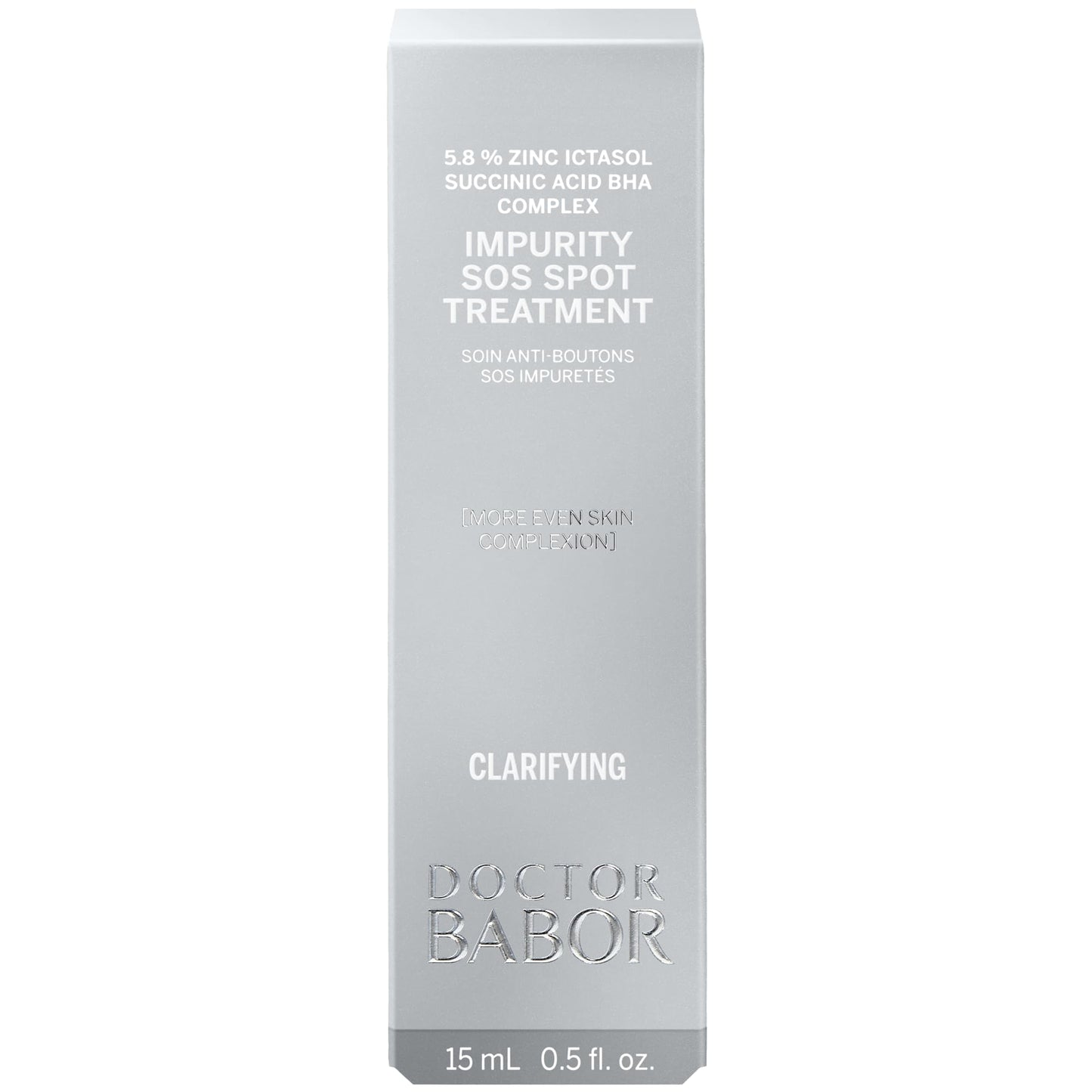 DOCTOR BABOR Impurity SOS Spot Gel – Quick-Action Blemish Care for Pimples, Breakouts & Impurities