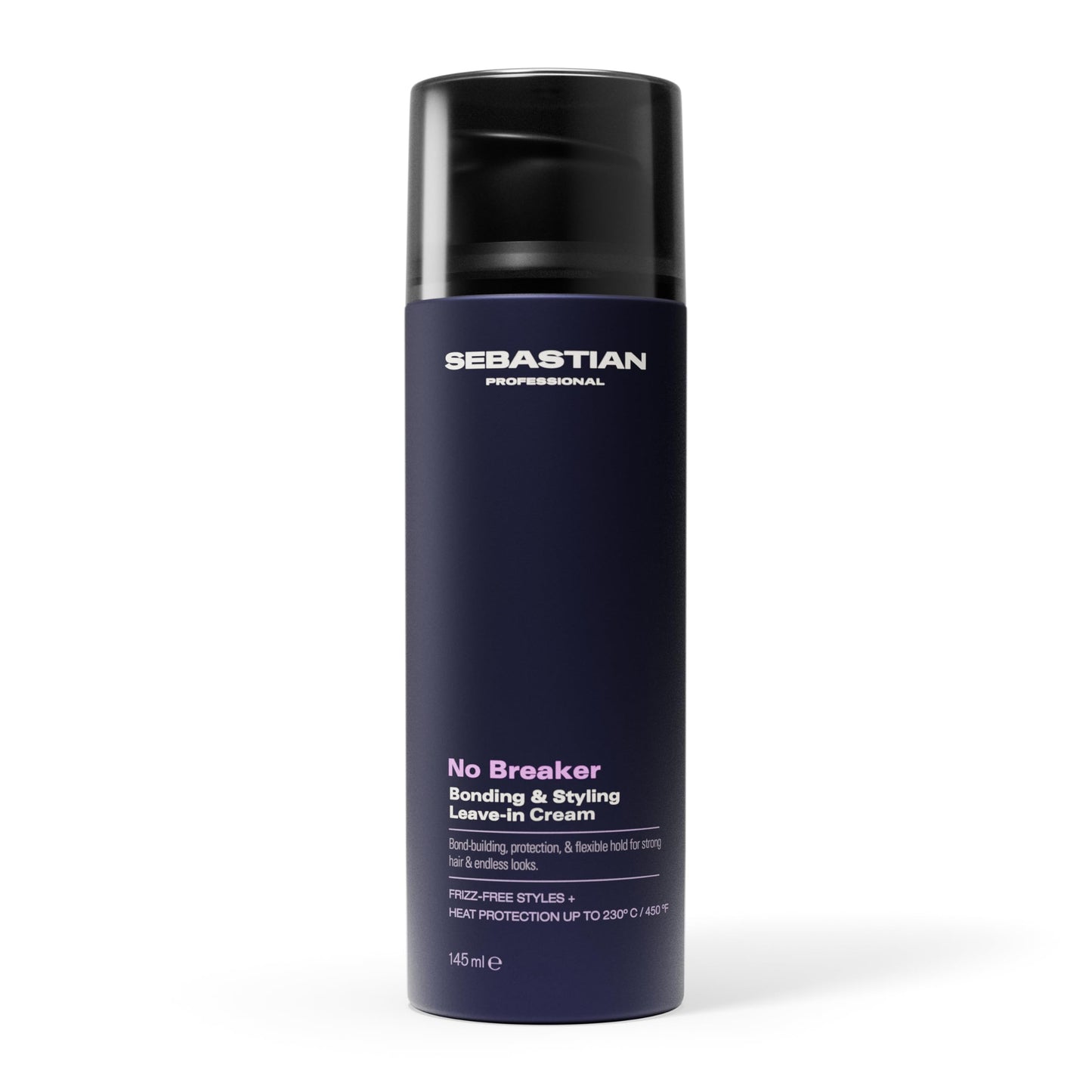 Sebastian Professional No Breaker Bonding & Styling Leave-In Cream | Intense Hair Conditioning Cream with Heat Protection | 72 HR Frizz-Free, Flexible Hold | 4.9 fl oz | Packaging May Vary