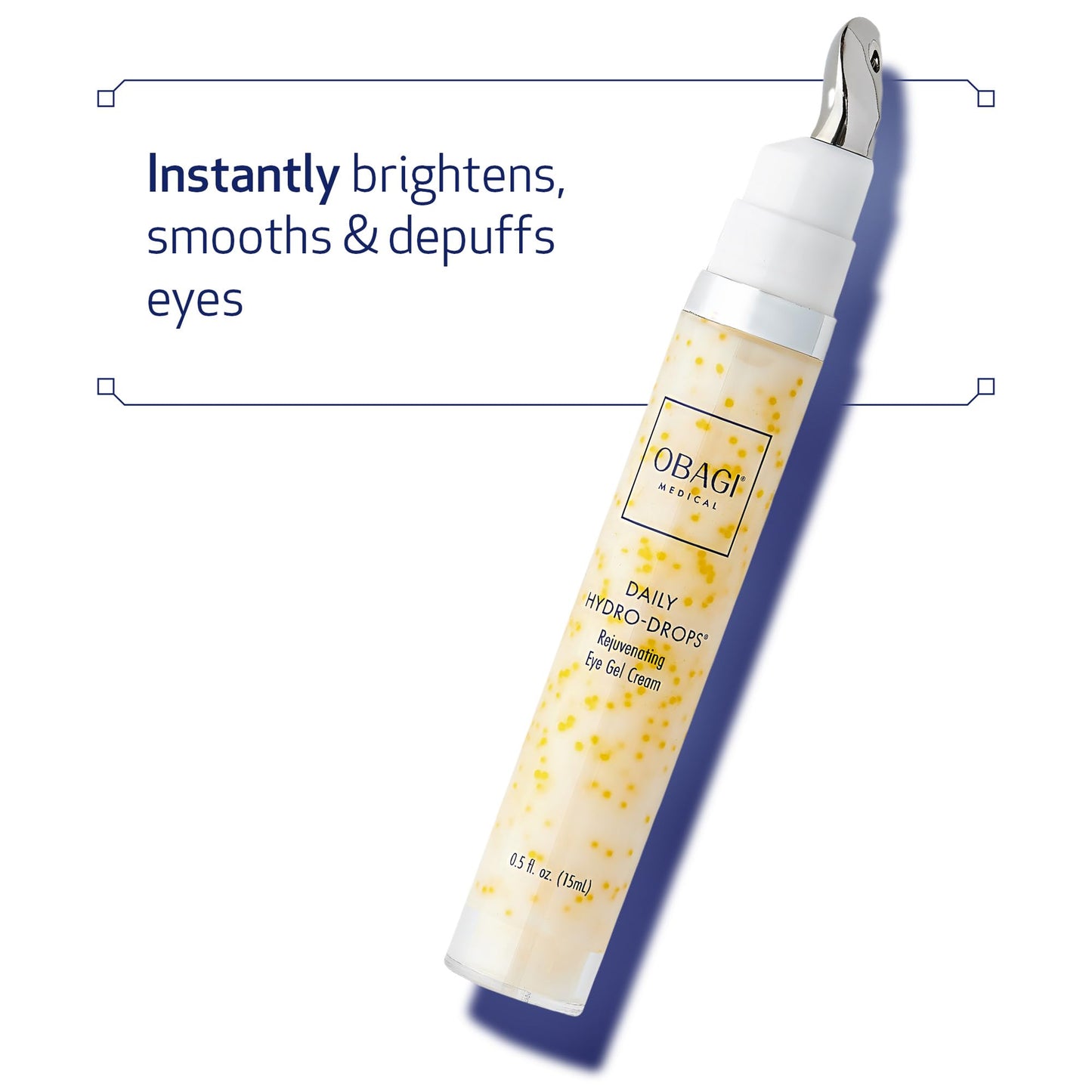 Obagi Daily Hydro-Drops Rejuvenating Eye Gel Cream – Reduces the Appearance of Dark Circles & Instantly Brightens, Smooths, & Depuffs Eyes – 0.5 oz