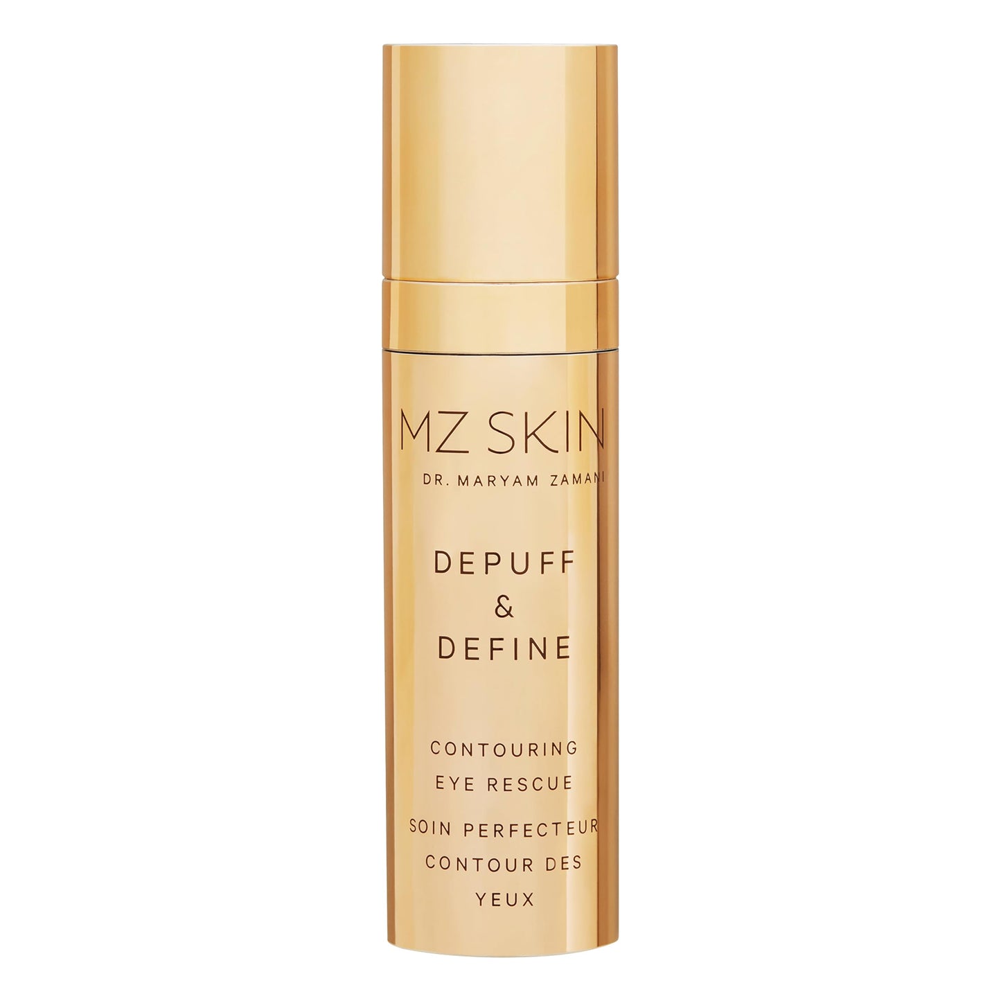 MZ SKIN Depuff and Define Contouring Eye Rescue 0.5 fl oz - High-Potency Caffeine Peptide Complex for Dark Circles, Puffiness, Fine Lines & Wrinkles With Hyaluronic Acid For Hydration
