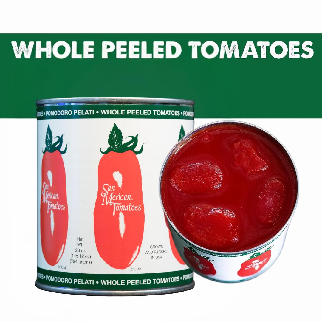 SMT San Merican Tomato Whole Peeled Tomatoes, 28 oz