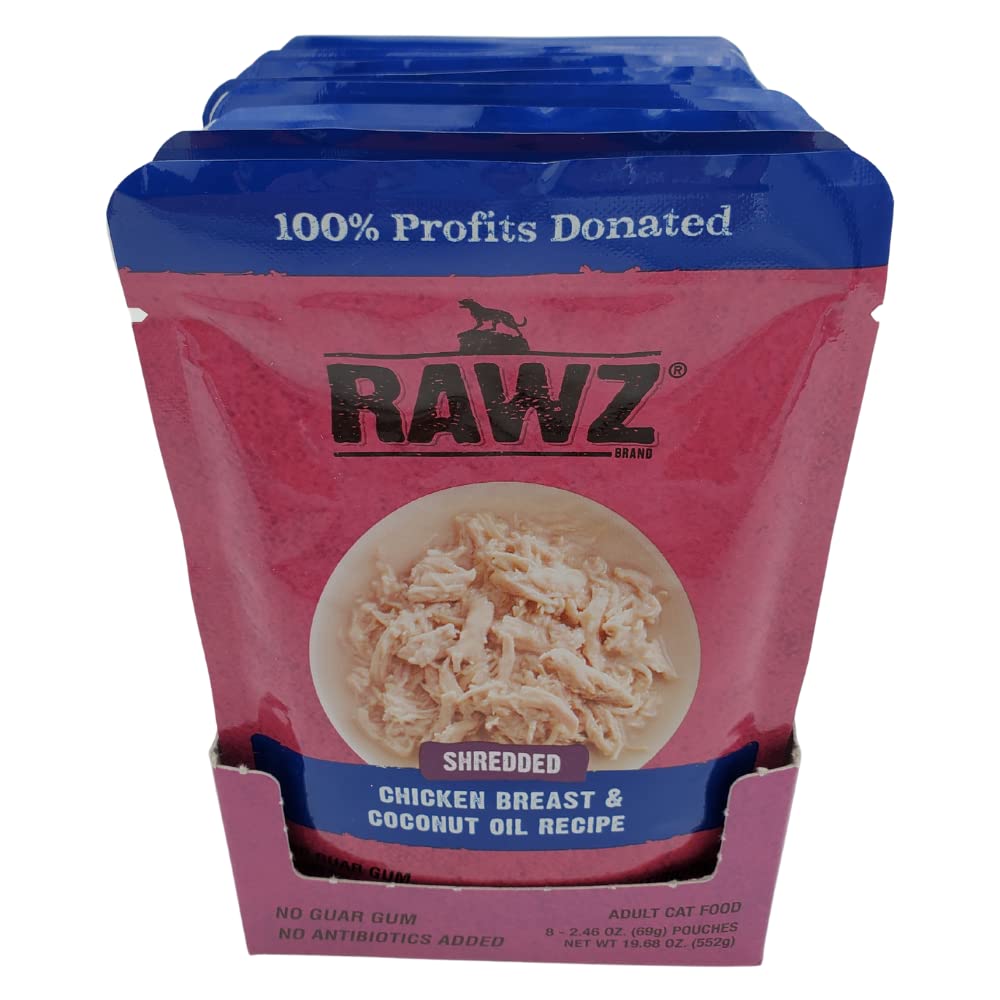 Rawz® Shredded Chicken Breast & Coconut Recipe 8/2.46 oz Pouches