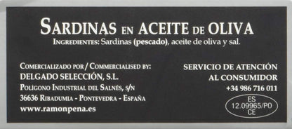 Ramon Pena Spanish Sardines in Olive Oil, 4.05 oz.