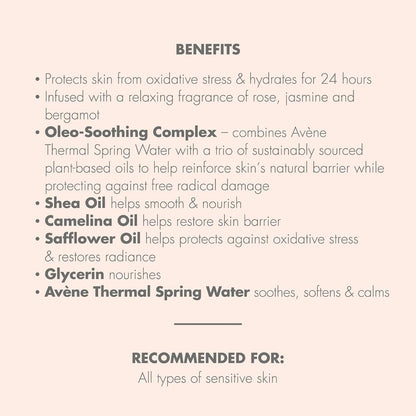 Avène Moisturizing Melt-in Balm, Shea Oil Body Butter, Non-Greasy, Non-Sticky, Quick Absorbing, 8.4 Oz