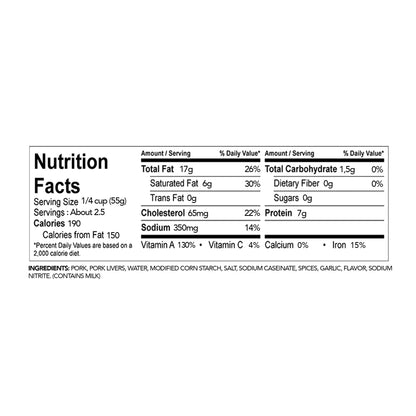 Henaff French Imported Pork Pates 2 Packs (Pork Liver Pate)