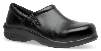 Timberland PRO Women's Newbury Slip Resistant, SD, Alloy Toe, Twin Gore Slip On (6.0 M) Black