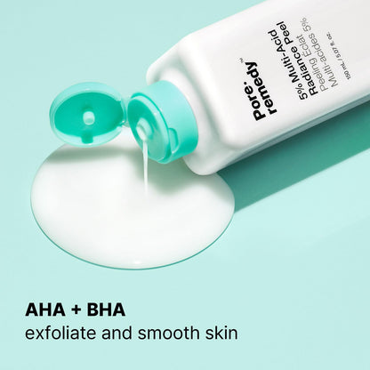 Dr.Jart+ Pore.Remedy 5% Multi-Acid Radiance Peel Korean Face Exfoliator For Face | Korean Skin Care, 5.07 Fl Oz