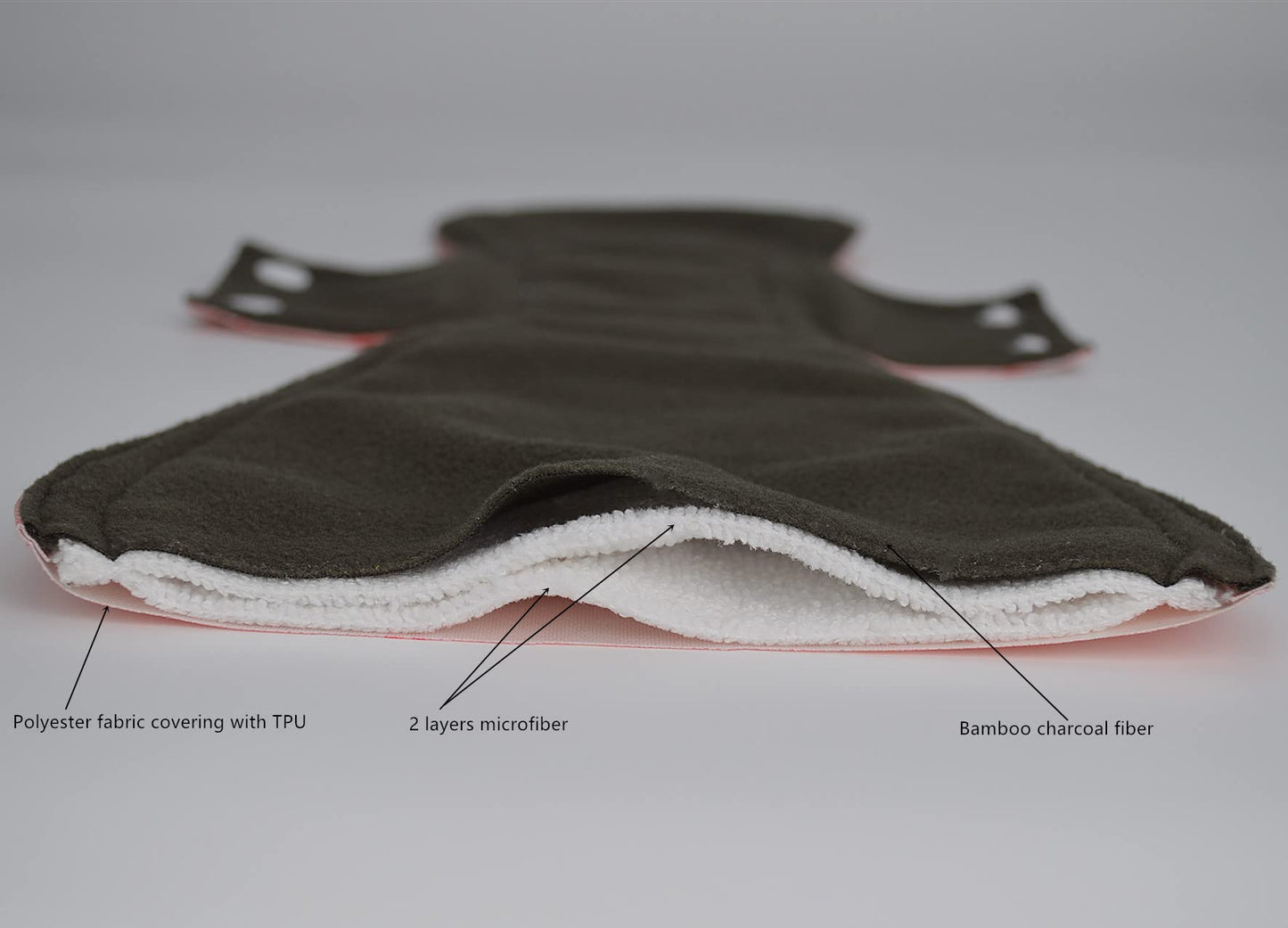 4 Pieces Set 1 piece Medium Wet Bag + 3 Pieces 16 Inch Regular Cloth Mama Cloth/Menstrual Pads/Reusable Sanitary Pads