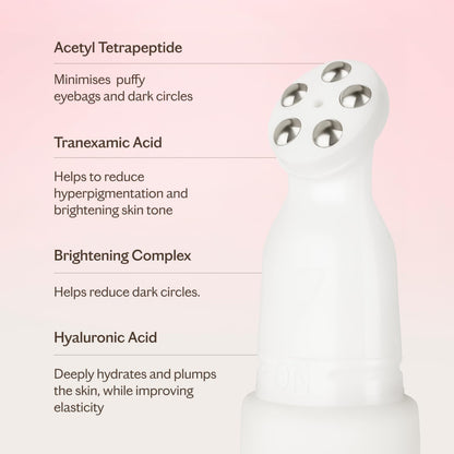 MZ SKIN Microtox Tightening Eye Serum 0.5 fl oz | Peptide Eye Serum with Sichuan Pepper Extract | Lifts, Firms & Reduces Dark Circles and Puffiness