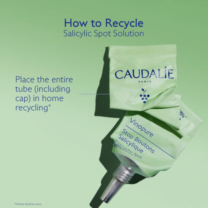 Caudalie Vinopure Targeted Spot Solution with Salicylic Acid - 15 mL