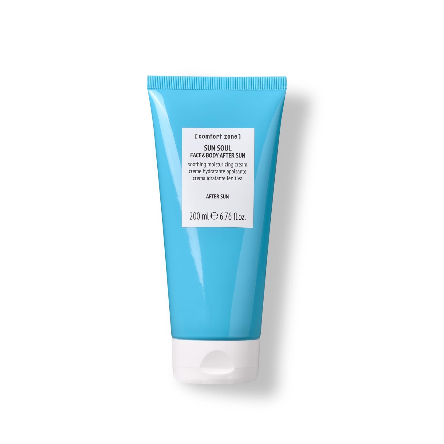 Sun Soul Face & Body Aftersun, Soothing Moisturizing Cream, Anti-Aging, Redness Relief, DNA-Defense Peptide, Argan Oil, Clean Beauty, Vegan, All Skin Types, Italy, 6.76 Fl Oz