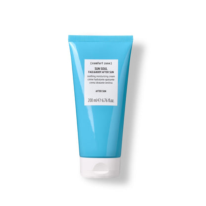 Sun Soul Face & Body Aftersun, Soothing Moisturizing Cream, Anti-Aging, Redness Relief, DNA-Defense Peptide, Argan Oil, Clean Beauty, Vegan, All Skin Types, Italy, 6.76 Fl Oz