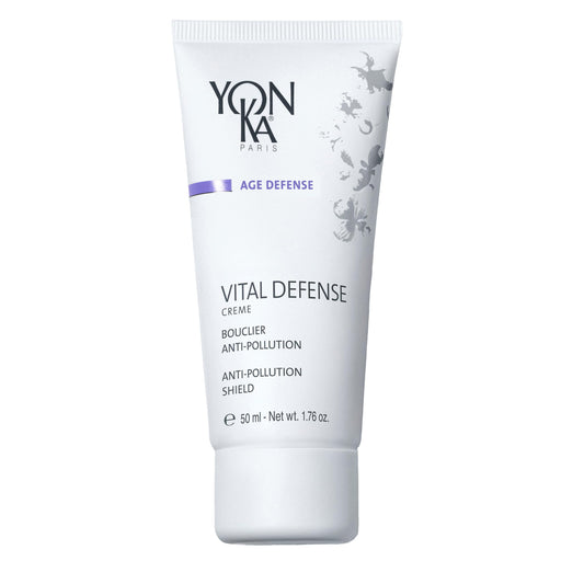 Yonka Paris | Vital Defense Day Cream | Pollution Protection Vitamin C Moisturizer with Myrtle CoQ10 | All Skin Types | 84% Natural Ingredients
