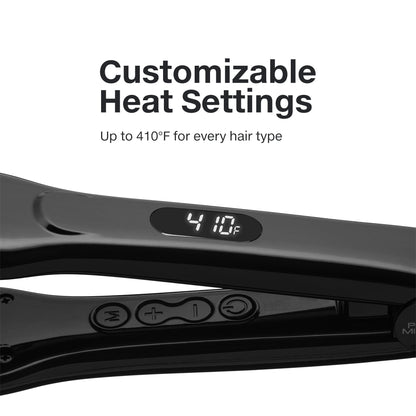 Paul Mitchell Smooth+ Ceramic Flat Iron, Adjustable Heat Settings, for Smoothing + Straightening