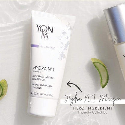 Yonka Hydra No. 1 Masque | Hydrating Face Mask with Vitamin C and Aloe Vera | Overnight Anti-Aging Treatment | For Normal to Dry Skin | Paraben-Free | 1.80 oz