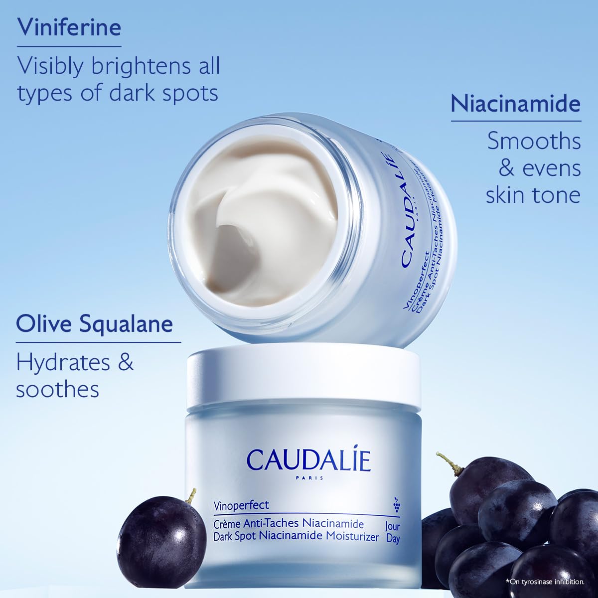 Caudalie Vinoperfect Instant Brightening Dark Spot Moisturizer with Niacinamide, Refillable Packaging - 1.6 Fl. Oz, Packaging may vary