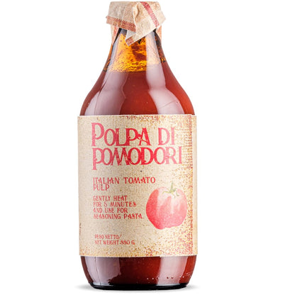 ARTIGIANI DEI SAPORI - Italian Tomato Pulp, 11.6 oz, Pomodoro Puree, Fine Tomato Pulp Passata