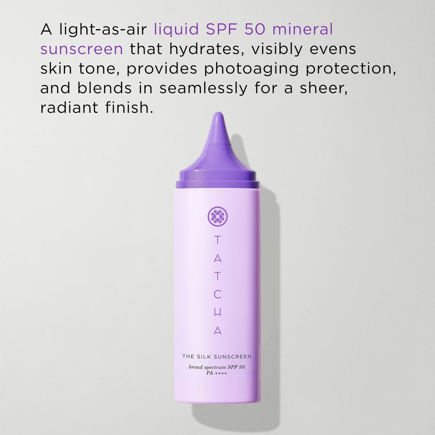 The Silk Sunscreen | Broad Spectrum SPF 50 PA++++, Weightless, Hydrating Mineral Sunscreen, New & Improved Packaging, 50 ml