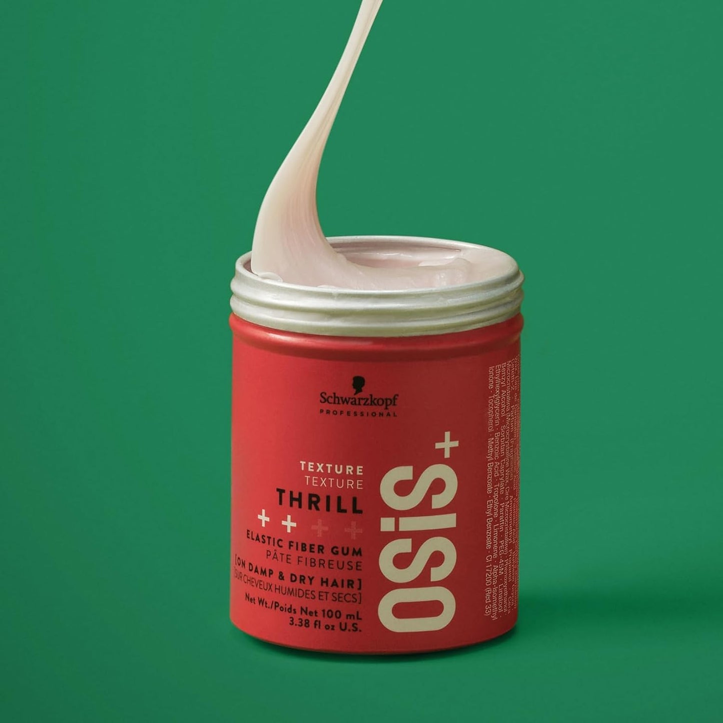 OSiS+ Thrill Fibre Gum - Medium Hold Flexible Style Control with Natural Shine
