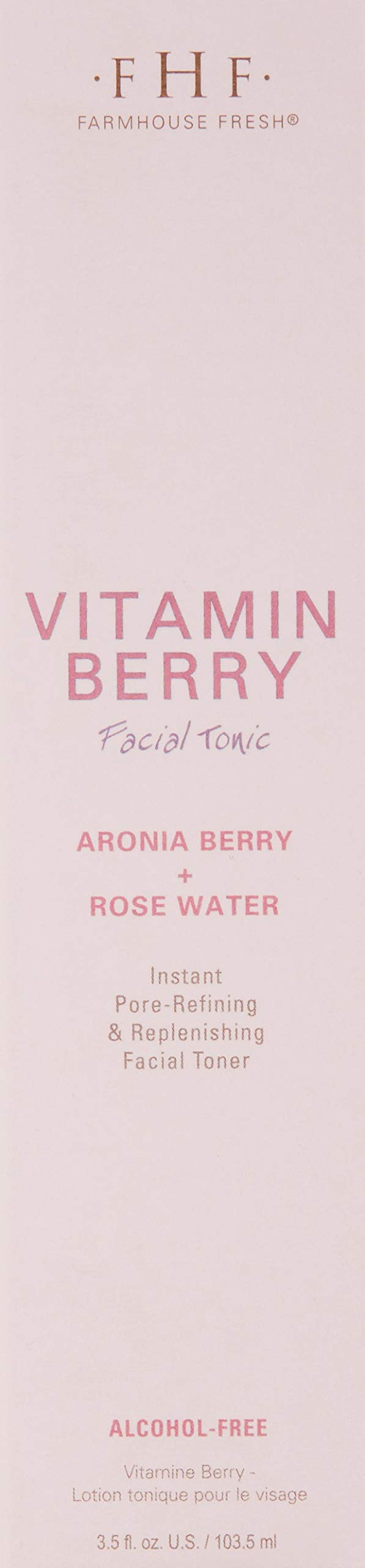 FarmHouse Fresh Vitamin Berry Facial Tonic, 3.5 Fl Oz