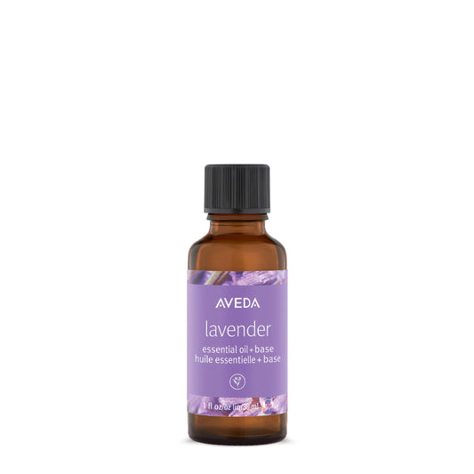 Aveda Lavender Essential Oil + Base | Calming Aroma | For Body & Bath, 1 Fl Oz