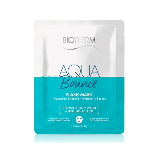 Biotherm Aquasource Flash Sheet Mask, a Moisturizing Face Mask with Biotech Plankton