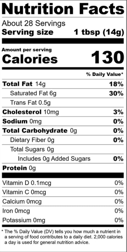 American Tallow, 100% Grass-Fed, Pasture-Raised, Non-GMO Beef Tallow, Premium Cooking Oil & Seed Oil Alternative, Healthy Traditional Fat,14 oz Glass Jar, Made in USA