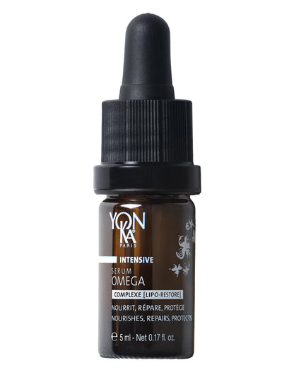 YONKA PARIS Serum Omega | Oil in Serum for Dry Sensitive Skin | Omegas 3 6 9 Lipo Restore Complex | Nourishes and Soothes Reactive Skin | Vegan Dermatologist Tested | Made in France