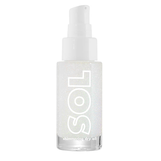 ColourPop x Twilight Sol Shimmering Dry Body Oil - Moisturizing Body Care, Shimmer Oil & Glowy Summer Makeup - Infused with Nourishing Coconut, Argan & Almond Oils - Like Diamonds (0.16 Fl Oz)