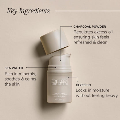 COLLEEN ROTHSCHILD Gentle & Clear Weightless Moisturizer | For Blemish-Prone, Sensitive & Reactive Skin | With Salicylic Acid & Niacinamide | Oil-Free | Fragrance-Free (1.7 fl oz)