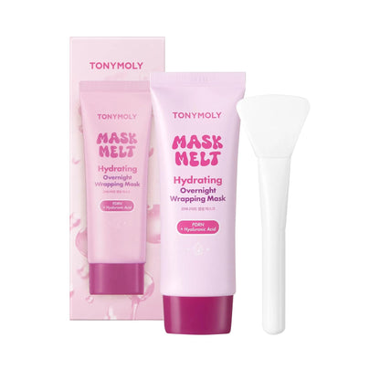 TONYMOLY Mask Melt PDRN + Hyaluronic Acid Wrapping Mask, Overnight Hydrating Face Mask with Second-Skin Technology for Firmness, Elasticity & Radiance, Deep Moisture Treatment, 2.7 fl oz